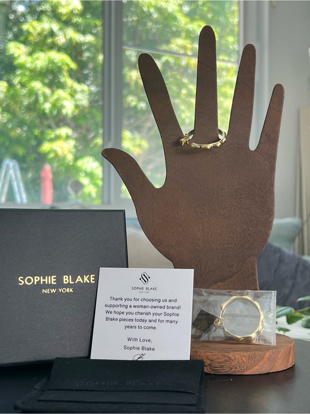 Sophie Blake New York Gold Hoop Earrings